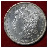 1900 S Morgan Silver Dollar Coin