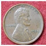 1920 D Lincoln Wheat Cent - Brown