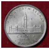 1939 Canada Silver Dollar