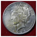 1923 S Peace Silver Dollar