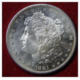 1881 S Morgan Silver Dollar Coin