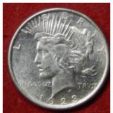 1923 D Peace Silver Dollar