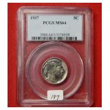 1937 Buffalo Nickel PCGS MS64