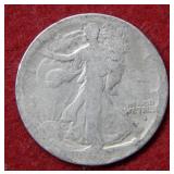 1916 S Walking Liberty Silver Half