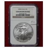 2008 Silver Eagle NGC Gem Uncirculated