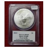 2013 Silver Eagle PCGS MS69 - First Strike