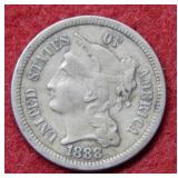 1888 Three Cent Nickel