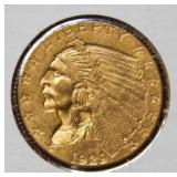 1929 $2.50 US Indian Gold Coin