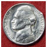1965 Jefferson Nickel - Clipped Planchet Error