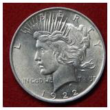 1922 D Peace Silver Dollar