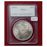 1898 Morgan Silver Dollar PCGS MS64