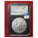 2024 (W) Silver Eagle NGC MS70 First Day of Issue