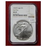 2024(P) Silver Eagle - Star Privy NGC MS69