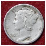 1925 S Mercury Silver Dime