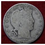 1915 Barber Silver Half Dollar Coin