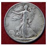 1929 S Walking Liberty Half Dollar