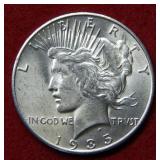 1935 S Peace Silver Dollar