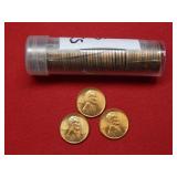 Roll of 1952 S Lincoln Cents