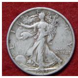 1933 S Walking Liberty Half Dollar