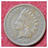 1908 S Indian Head Cent