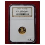 1995 W $5 Gold Eagle NGC PF 69 Ultra Cameo