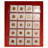 (20) Proof Lincoln Cents - back to 1957