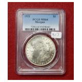 1921 Morgan PCGS MS64