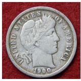 1900 Barber Silver Dime