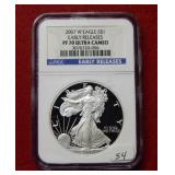 2007 W Silver Eagle NGC PF70 Ultra Cameo
