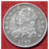 1829 Bust Silver Dime