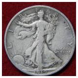 1919 Walking Liberty Silver Half Dollar