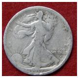 1917 S OBV Walking Liberty Half Dollar