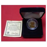 2000 Sacagawea Dollar - Gold and Silver Plated