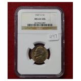1947 D Jefferson Nickel MS65 - 5 FS