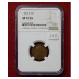 1926 S Lincoln Wheat Cent NGC XF 40 BN