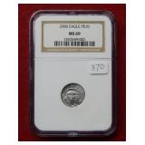 2006 US 1/10 oz Platinum $10 Eagle NGC MS69