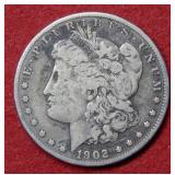 1902 S Morgan Silver Dollar Coin