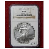 2009 Silver Eagle 1oz NGC MS69