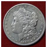 1890 CC Morgan Silver Dollar Coin