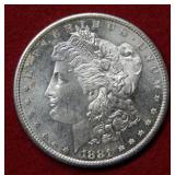 1881 S Morgan Silver Dollar