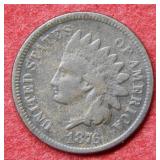 1876 Indian Head Cent