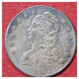 1835 Bust Silver Half Dollar Coin