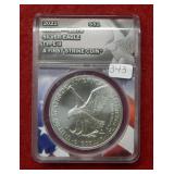 2021 Silver Eagle Type II ANACS MS70 -First Strike