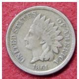 1861 Indian Head Cent