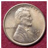 1945 S Lincoln Wheat Cent