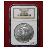 2002 Silver Eagle 1oz NGC MS69