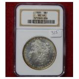 1889 Morgan Silver Dollar NGC MS64