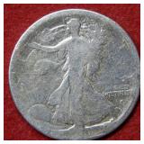 1916 D Walking Liberty Silver Half Dollar