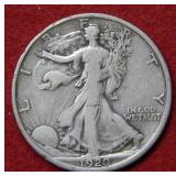 1920 D Walking Liberty Silver Half Dollar Coin