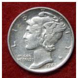 1943 Mercury Silver Dime